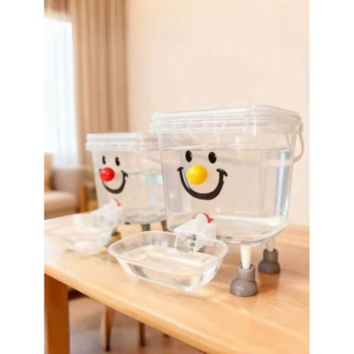 自動ペット給水器 - 電源不要!大容量の水タンク、重力式自動給水、ペットに常に新鮮な水を提供。週1-2回の給水で済み、毎日の給水の手間を解消!の特徴・詳細 画像