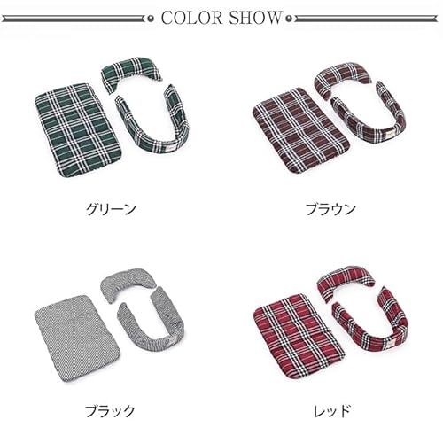 セット あごのせクッション ペットカート マット 枕 あご枕 ペットカート用クッション 汚れ防止 洗える 両面用 調整可能 取り付け簡単 犬 猫 カート カバー バギーの詳細・まとめ 画像