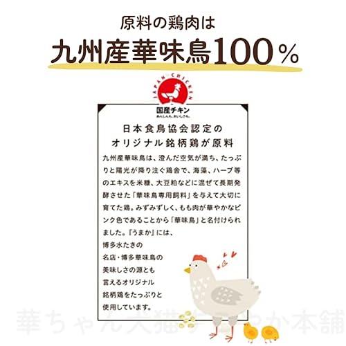 華ちゃん犬猫すこやか本舗 やわか ドッグフード【 国産 無添加 】 半生 チキン 華味鳥 ヒューマングレード 鶏肉 グルテンフリー グレインフリー シニア 総合栄養食 1.2kgの詳細・まとめ 画像