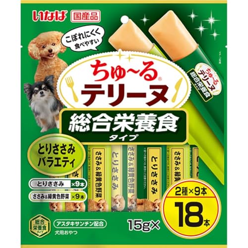 いなば ちゅ~るテリーヌ 総合栄養食タイプ とりささみバラエティ 15g×18本 1