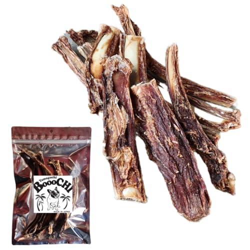 【国産 鹿肉ジャーキー】 BOOOCHI ぶーち 犬のおやつ 鹿 スペアリブ 鹿骨 中型犬 大型犬 骨 山口県産 歯磨きガム 代用品としても チャック付き / 約40g 1