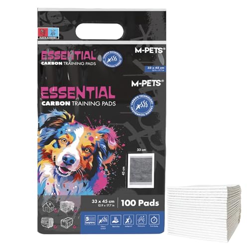 Petifam ペットシーツ カーボンペットシーツ 薄型 ペット用トイレシーツ 脱臭カーボンシート付き 炭入り消臭 全犬種用 高吸水ポリマー配合 レギュラー 33×45(cm) (100枚入, レギュラー) 1