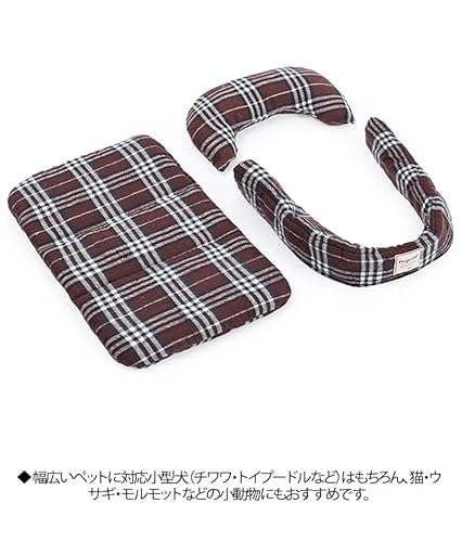 セット あごのせクッション ペットカート マット 枕 あご枕 ペットカート用クッション 汚れ防止 洗える 両面用 調整可能 取り付け簡単 犬 猫 カート カバー バギーの特徴・詳細 画像