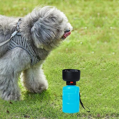 犬用ウォーターボトル、犬用スクイーズウォーターボトル | 犬用スクイーズウォーターボトル漏れ防止ペット給水器 - ポータブル犬用ウォーキングウォーターボトル、子犬、ペット、猫、子猫用の犬用ハイキングアクセサリーの特徴・詳細 画像