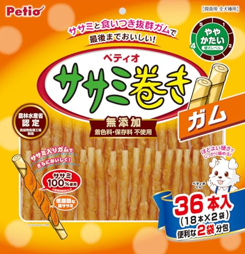 ペティオ (Petio) ササミ巻き ガム 36本入 1