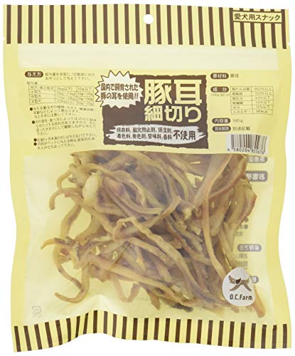 無添加シリーズ 犬用おやつ 豚耳細切り 160グラム (x 1) 1