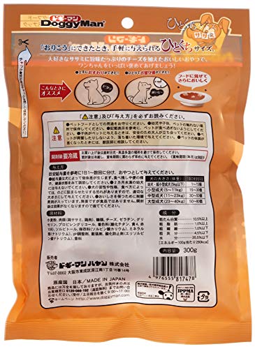 ドギーマン イヌ用 ひとくちダイス ササミ チキン風味 300gの詳細・まとめ 画像