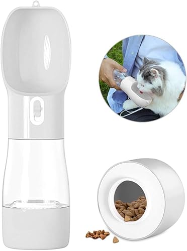 FurBall ペット用水飲みボトル 携帯用ペット水飲み器 給水器 犬 猫 給餌器 セット 水槽付き 水漏れ防止 手軽に水分補給 お手入れ簡単 持ち運びやすい 散歩 外出の詳細・まとめ 画像