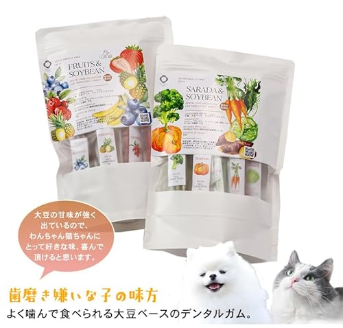 関節サポートデンタルガム 10本入「キャベツ」大豆ベース 口腔ケア おやつの詳細・まとめ 画像