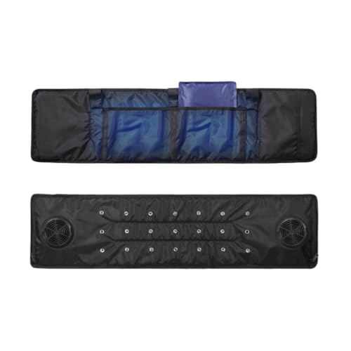 ファンシート ペットカート クールシート 扇風機 クーラー 空調 冷風 送風3段階 冷却マット ひんやり 送風 冷感 ファン 丸洗い 散歩 ペット 犬 猫 カーシート 通気性 暑さ対策 夏用 (ポケット付,ブラック) 1