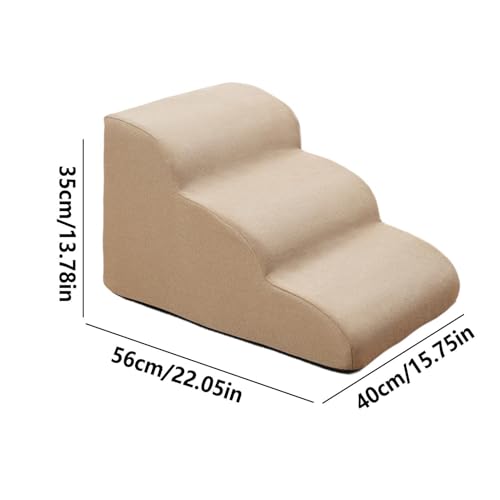 犬用ステップ 3段 ドッグステップ 犬用スロープ 犬用踏み台 犬用階段 小型犬 室内犬 高齢犬 滑り止めマット付き カバー取り外し 洗えるの詳細・まとめ 画像