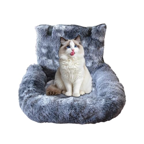 犬用 カーシート | 中型犬用 プラッシュ 撥水加工 ペット カーシート | ペット用品 洗える旅行用ベッド 中小型犬子猫用 車移動 獣医通院 日常休暇向け 1