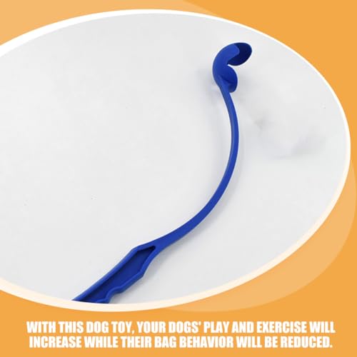 Cabilock プラ製 犬用ボール投げ器 子犬ボール打ち上げ補助具 青色 軽量 メンタル刺激 屋外 旅行用 犬用おもちゃの特徴・詳細 画像