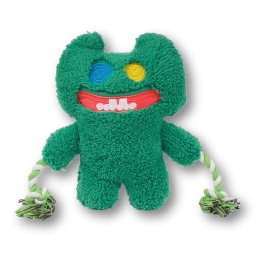 ファグラー (Fuggler) スティンクフェイス ロープアーム グリーン 犬用おもちゃ 音が鳴る 正規品 1