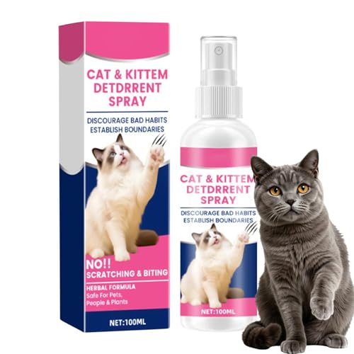 Ratpzou 犬が近寄って来ないようにするためのしつけ用スプレー | 100 ミリリットル の 容量 入り 屋外 及び 室内 兼用 しつけ タイプ ストッパー | 犬用トイレトイレトレーニングスプレートレーニングスプレー | 屋内の家具、カーペット、ご家庭、リビングルーム、寝室、屋外の床、家屋、猫ちゃん、ペット用 1