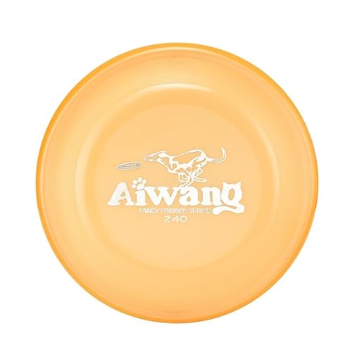 (リトルシング) Little Thing 蛍光 夜光る スイカ 競技訓練用 ディスク フリスビー 23.5cm 24cm 全3色 (オレンジ, 24cm) 1