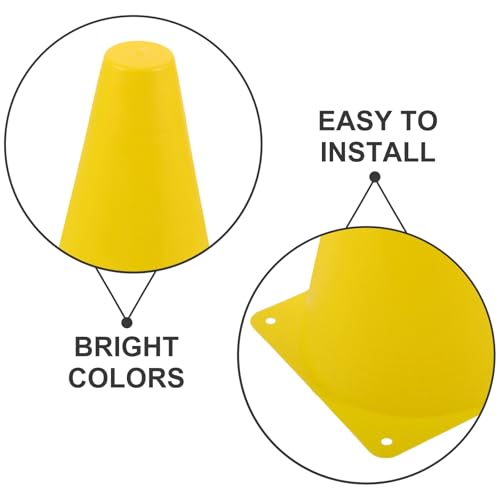 OHPHCALL 犬用トイレトレーニングコーン プラ製 高さ18cm 子犬用トイレトレーニング用具 室内用 大型犬 成犬向けの特徴・詳細 画像