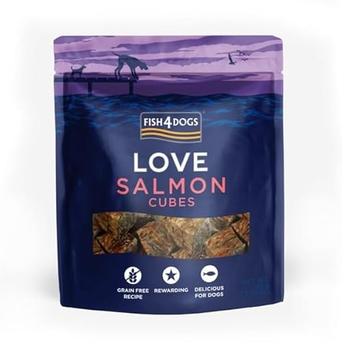 フィッシュ4ドッグ FISH 4 DOGS フィッシュ4ドッグ トリーツ サーモンキューブ 85gの外観・全体像 画像