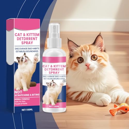 Ratpzou 犬が近寄って来ないようにするためのしつけ用スプレー | 100 ミリリットル の 容量 入り 屋外 及び 室内 兼用 しつけ タイプ ストッパー | 犬用トイレトイレトレーニングスプレートレーニングスプレー | 屋内の家具、カーペット、ご家庭、リビングルーム、寝室、屋外の床、家屋、猫ちゃん、ペット用の特徴・詳細 画像