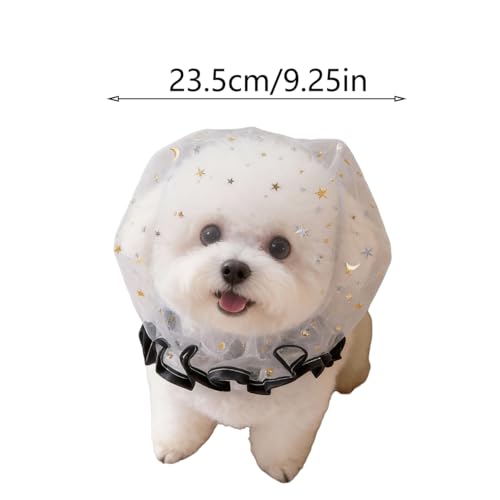 拾い食い防止ネット 犬用 メッシュ 口輪 通気性 誤飲 誤食 スター柄 かわいい 拾い食い防止 調節可能 装着簡単 軽量 持ち運び便利 おしゃれ 人気 多機能 犬猫通用 ペット用品 プレゼント ギフト 贈り物 (グレー)の特徴・詳細 画像