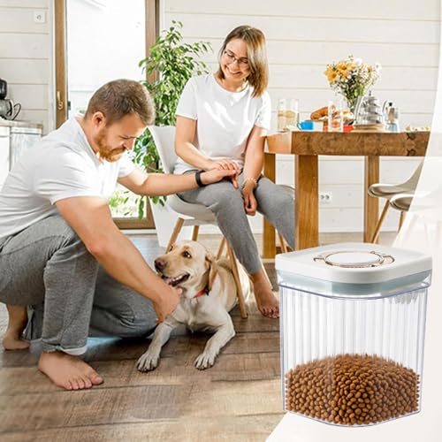 食品保存容器 - 6 インチの収納ボックス | ABS シリコンキャニスター - 粉乳ペットフードシリアル小麦粉キッチンパントリー組織用の気密大容量コンテナの特徴・詳細 画像