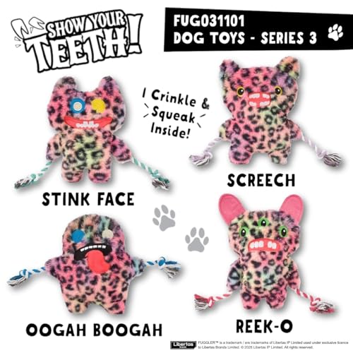 ファグラー (Fuggler) ウーガーブーガー ロープアーム レオパード 犬用おもちゃ 音が鳴る 正規品の特徴・詳細 画像