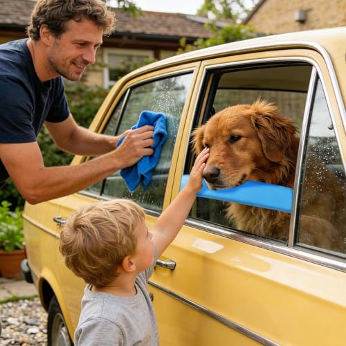 犬用車窓あご当て - 快適なペット車窓あごクッション |首、歯、喉、トラック、自動車用ソフトフォームプロテクターの特徴・詳細 画像