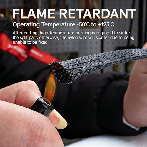 ペットケーブルプロテクター 3 メートル / 6 メートル / 10 メートル長強力なナイロン織り犬猫による咀嚼損傷を防止電線プロテクター犬猫ワイヤーカバー咀嚼耐性の特徴・詳細 画像