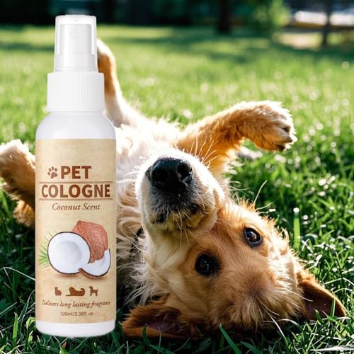 犬用香水 - 爽やかなペット用コロンスプレー、長持ちする香りの処方 | マイル ドな香りの軽量消臭剤、犬、子猫の家庭でのグルーミング、フレッシュで清潔なケアに実用的な香水の特徴・詳細 画像