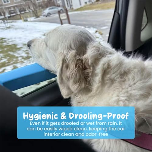 犬用車窓あご当て、ソフトフォーム犬用窓シートあご止まりクッション、快適な犬用車窓エッジカバーパッド、防水子犬ネックプロテクター窓シートガード、ペット用品用の特徴・詳細 画像