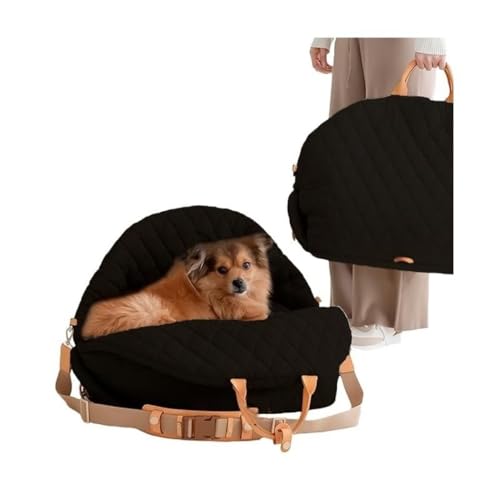 Buyiraペットバッグ 犬用 猫用 ポータブル 車載用 ペットキャリーバッグ ペットベッド機能 おしゃれ 軽量 旅行用 散歩用 安全 清潔 快適 多機能 (ベージュ,1)の特徴・詳細 画像