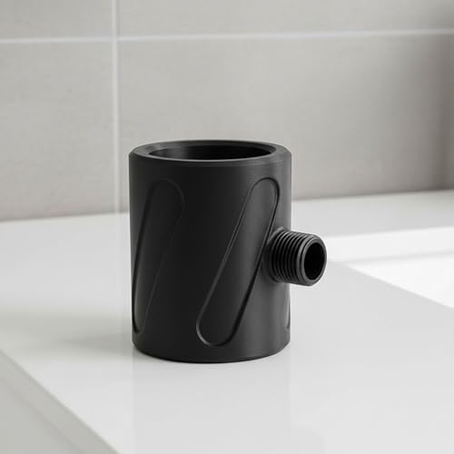 アップグレード版メンズシャワーヘッド 高圧でヒーター内蔵の多機能ハンドヘルドスパイラルノズル 自宅やバスルームに最適な耐久性と簡単取り付けの特徴・詳細 画像