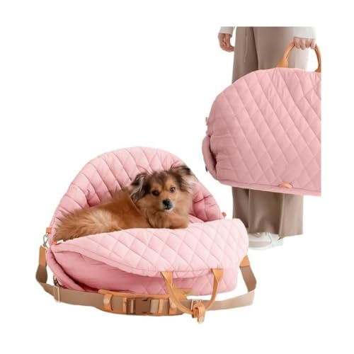 Buyiraペットバッグ 犬用 猫用 ポータブル 車載用 ペットキャリーバッグ ペットベッド機能 おしゃれ 軽量 旅行用 散歩用 安全 清潔 快適 多機能 (ベージュ,1)の詳細・まとめ 画像