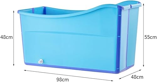 犬用バスタブ、ペット専用の折りたたみ式バスタブ、深めの浴槽、大型犬、ゴールデンレトリバー、フレンチブルドッグ、テディ犬用バスバケツプール (ブルー)の詳細・まとめ 画像