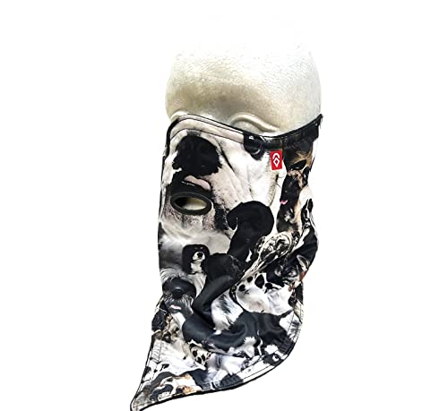 エアホール フェイスマスク DOGS MLサイズ 犬 ドッグ AIRHOLE マスク スノーボード スキー 山 雪の外観・全体像 画像