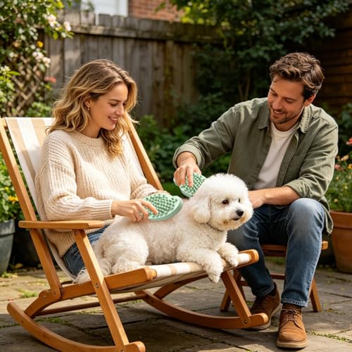 ペット用バスブラシ |ゴム製グルーミング抜け毛ペット用品 - 犬用洗浄ブラシ シャワー スクラバー 子犬 子猫 小中大犬用 マッサージ 入浴 脱毛ケアの詳細・まとめ 画像