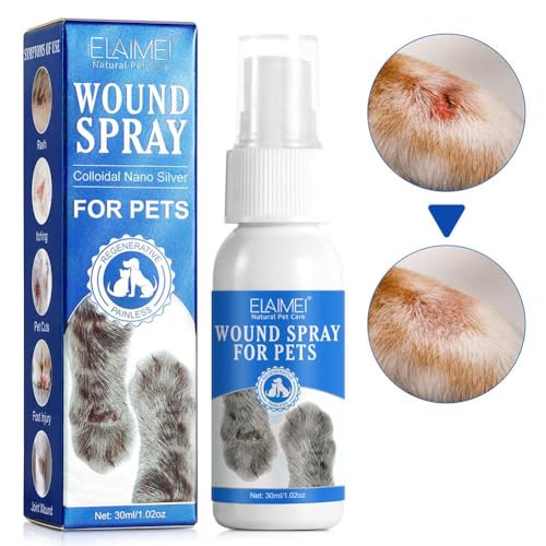 ペット用 傷口ケア ペット創傷 スプレー 30ml クリア創傷治癒スプレー 犬 猫 止血 消毒 皮膚と傷のケア キズ薬 ケガ 擦り傷 ひっかき傷 非刺激性 ノンアルコール 感染症の予防に役立ちます 犬 猫の詳細・まとめ 画像