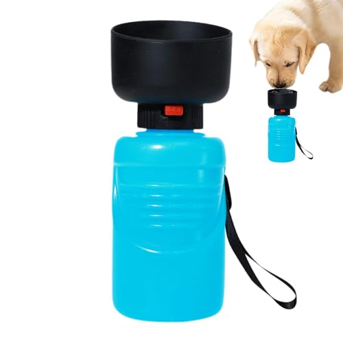 犬用ウォーターボトル、犬用スクイーズウォーターボトル | 犬用ウォーターボトルディスペンサー犬用大容量ウォーターボトル | ポータブル犬用ウォーキングウォーターボトル、子犬、ペット、猫、子猫用の犬用ハイキングアクセサリーの外観・全体像 画像