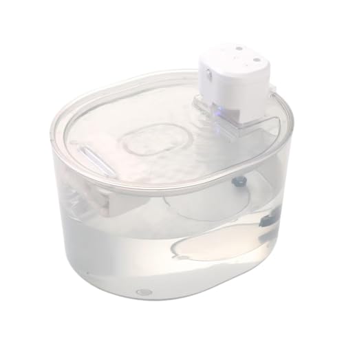 猫用給水器 - 3L充電式センサー付きペット用給水器、静音自動、連続循環でより健康的な水分補給 | 子猫、子犬、犬、猫、室内、カウンター、デスク、毎日のペットケアに 1