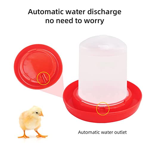 ひよこ給水器フィーダー 自動小型家禽 溺れない水飲み器 無駄のないフードディスペンサー 安全なひよこ給水器と給餌器 雛鳥用ベビージャー 溺れる小型廃棄物防止の詳細・まとめ 画像