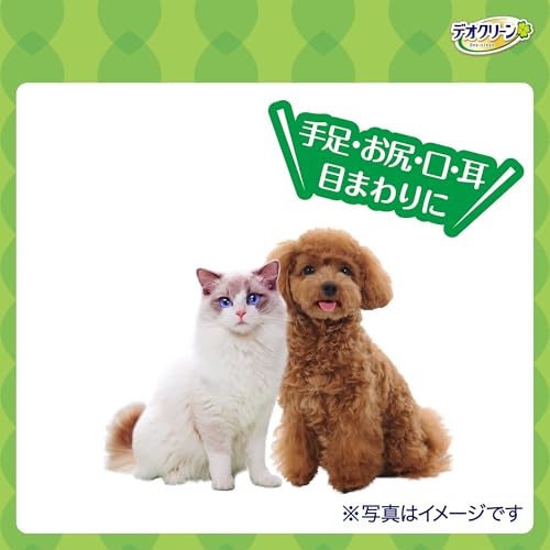 【無添加】デオクリーン 純水99% ウェットティッシュ 840枚 (70枚×12個) [犬猫用ボディシート]【ペットがなめても安心/水分たっぷり/自然由来成分使用】【Amazon.co.jp限定】の特徴・詳細 画像