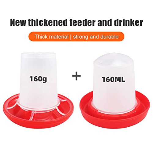 ひよこ給水器フィーダー 自動小型家禽 溺れない水飲み器 無駄のないフードディスペンサー 安全なひよこ給水器と給餌器 雛鳥用ベビージャー 溺れる小型廃棄物防止の特徴・詳細 画像