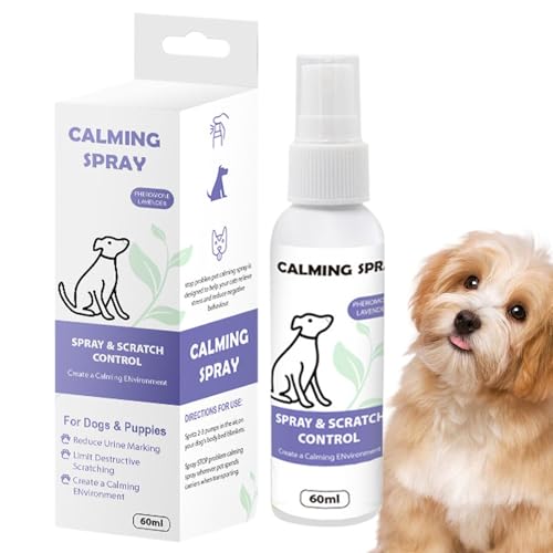 ペットフェロモン鎮静液 犬用 60ml ペット不安解消スプレー スプレー 天然成分の特徴・詳細 画像