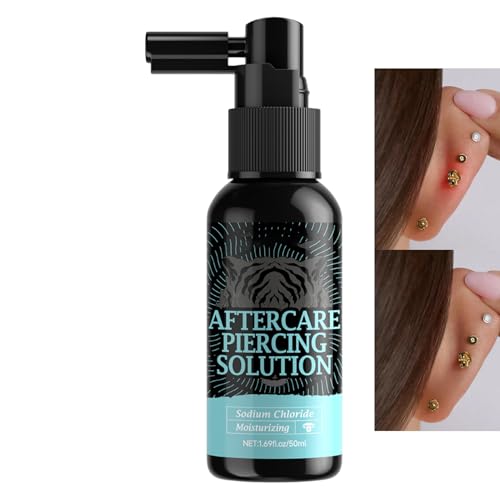 ピアッシングケア 洗浄液 50ml 耳 鼻 ボディピアス 対応 低刺激 生理食塩水 スプレー式 簡単ケア 新ピアス穴 清潔 保湿 カルチャーケア 日常使用 旅行 持ち運び コンパクトの詳細・まとめ 画像