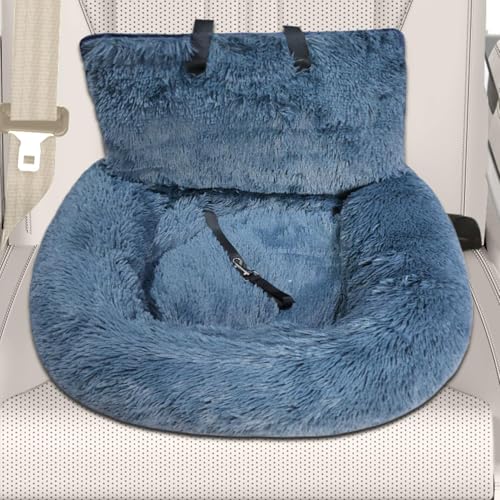 犬用 カーシート,プラッシュ 子犬 クッション 車載 - ペット用品 洗える旅行用ベッド 中小型犬子猫用 車移動 獣医通院 日常休暇向けの詳細・まとめ 画像