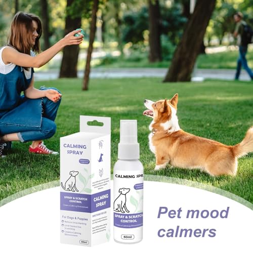 ペットフェロモン鎮静液 犬用 60ml ペット不安解消スプレー スプレー 天然成分の特徴・詳細 画像