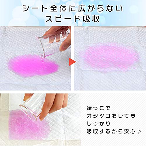 Smart Basic(スマートベーシック) 【Amazon.co.jp限定】 Smart Basic アイリスオーヤマ ペットシーツ 超厚型 お徳用 ワイド 100枚入 (x 1) (ケース販売)の特徴・詳細 画像