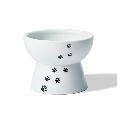 猫壱 ハッピーダイニング 猫用 脚付フードボウル プチ 猫柄 旧おやつ皿 電子レンジ 食器洗浄機対応 1