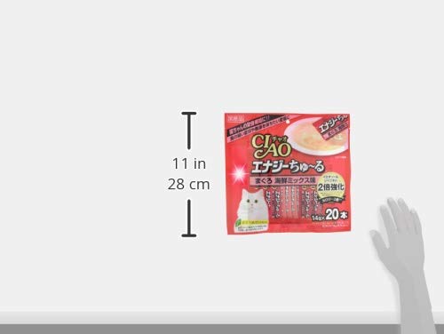 チャオ (CIAO) エナジーちゅ~る まぐろ 海鮮ミックス味 20本 猫用おやつの特徴・詳細 画像