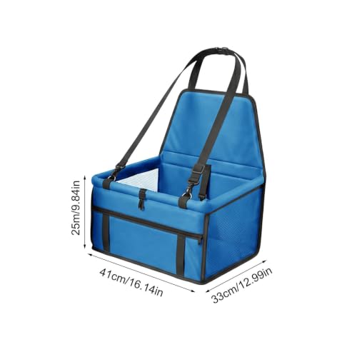 ドライブ 犬 車 41x33x25cm 通気性の良いメッシュ素材 ドライブペット 型崩れしない 飛び出し 中敷き付き 折り畳み可能 滑り止め 防水の詳細・まとめ 画像
